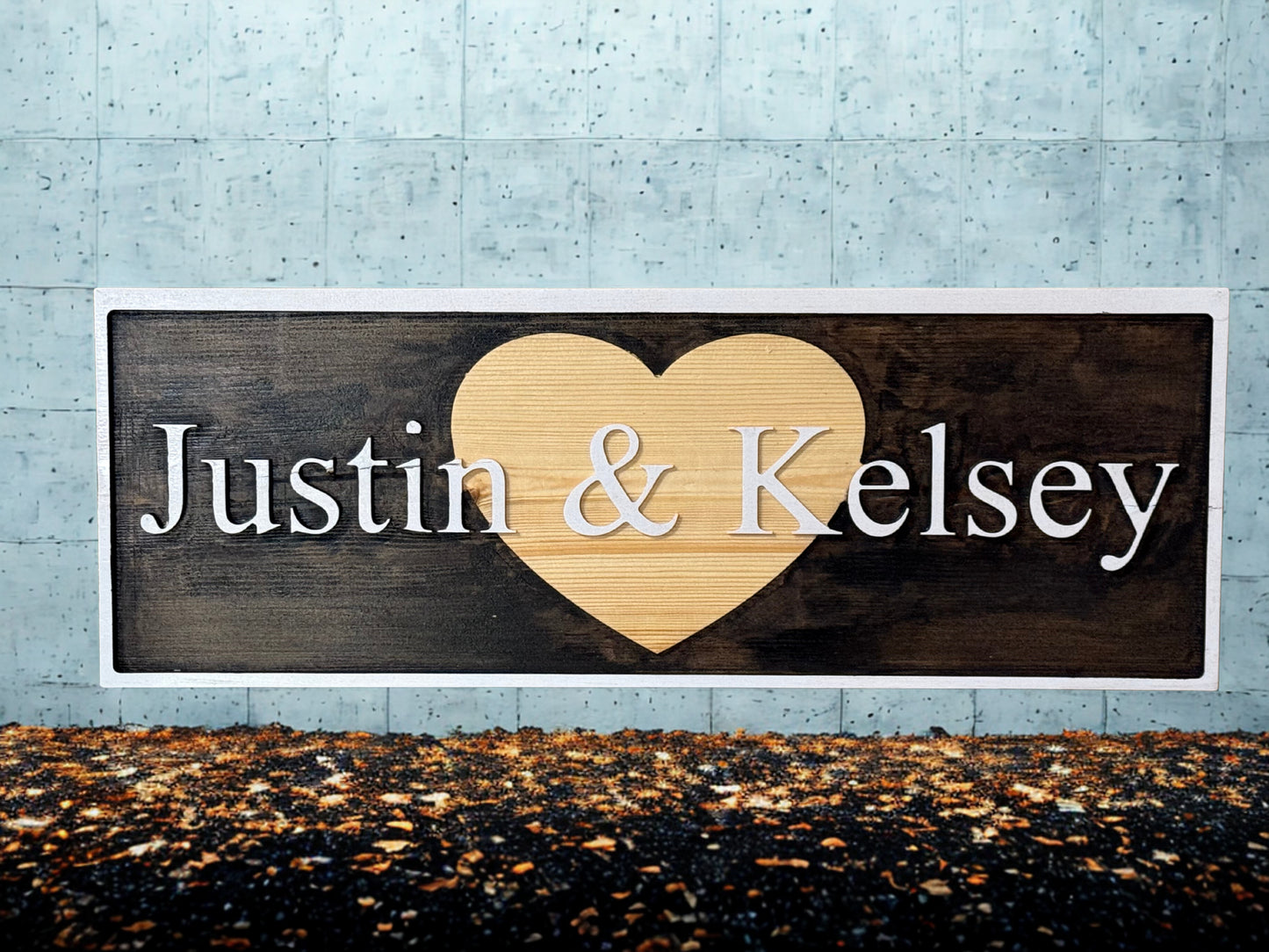Custom made couples sign *email for custom made order.*