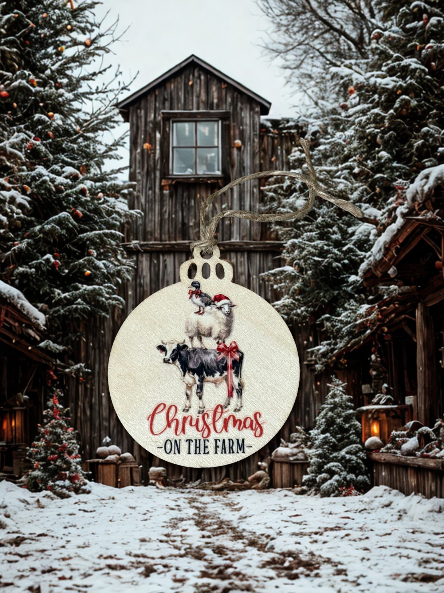 Christmas Ornament - Farm Animals