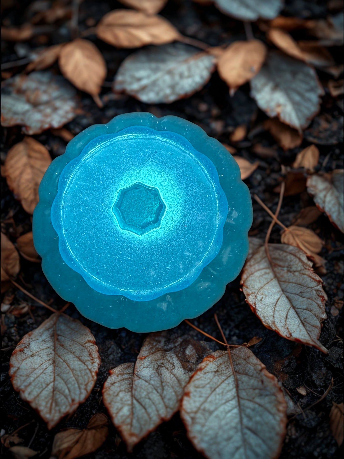 Pumpkin - Light Teal