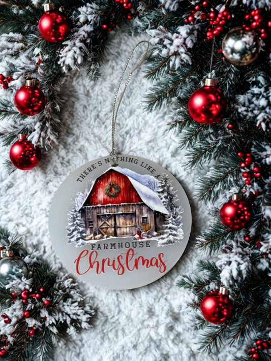 Christmas Ornament - Red Barn