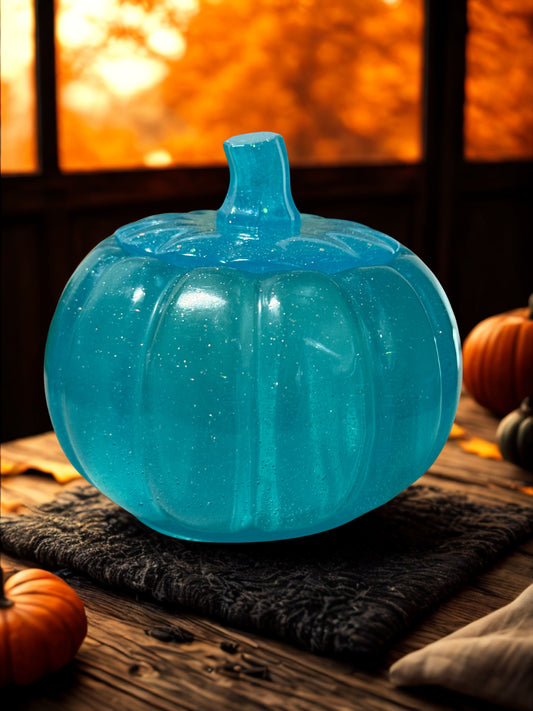 Pumpkin - Light Teal