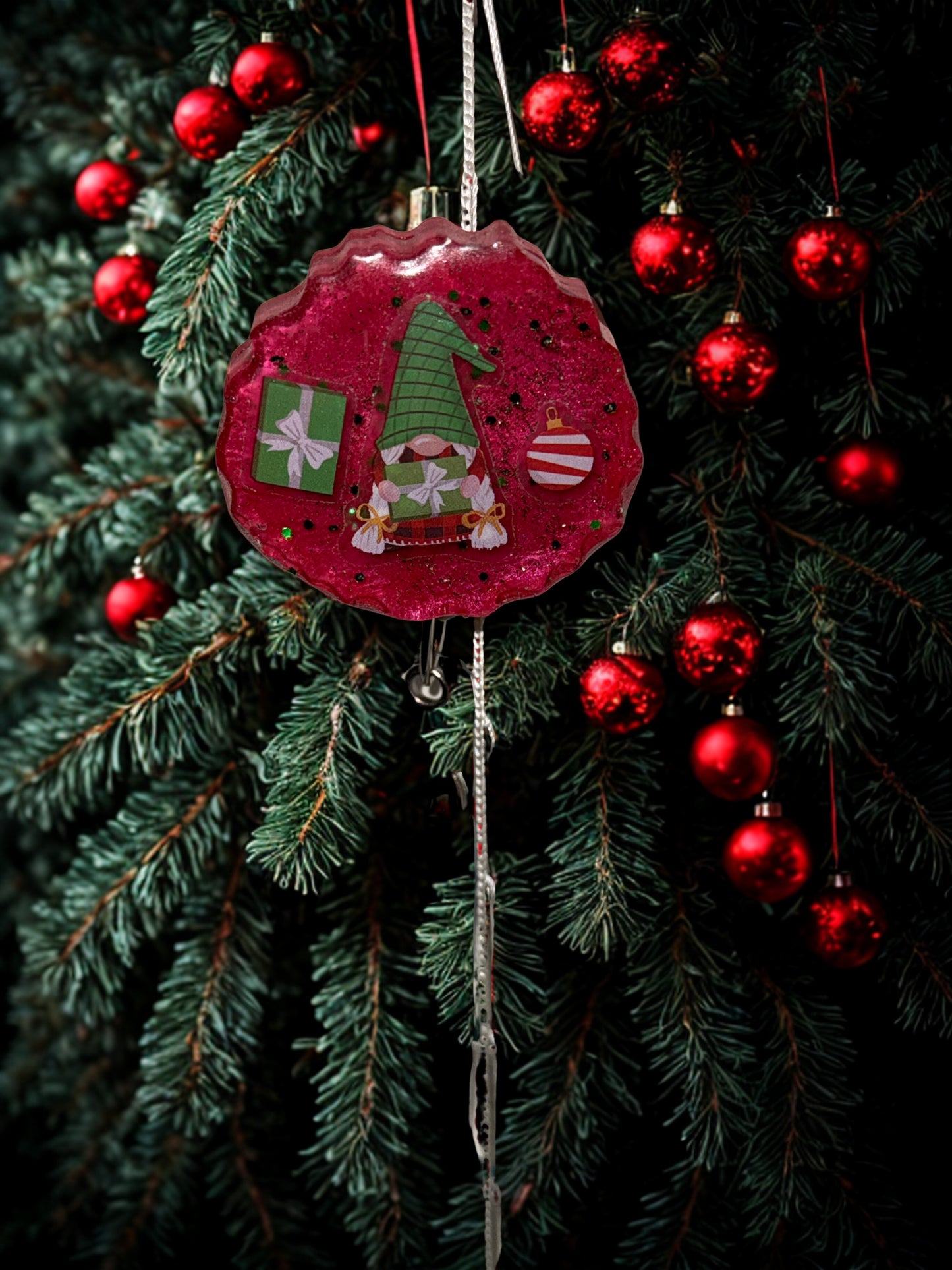 Badge Reel - Christmas Gnome
