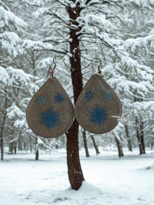 Earrings - Snowflakes