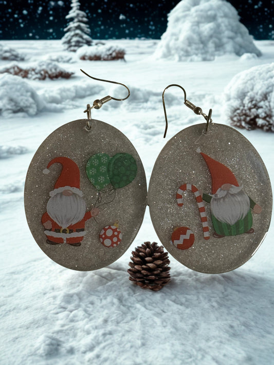 Earrings - Christmas Gnomes