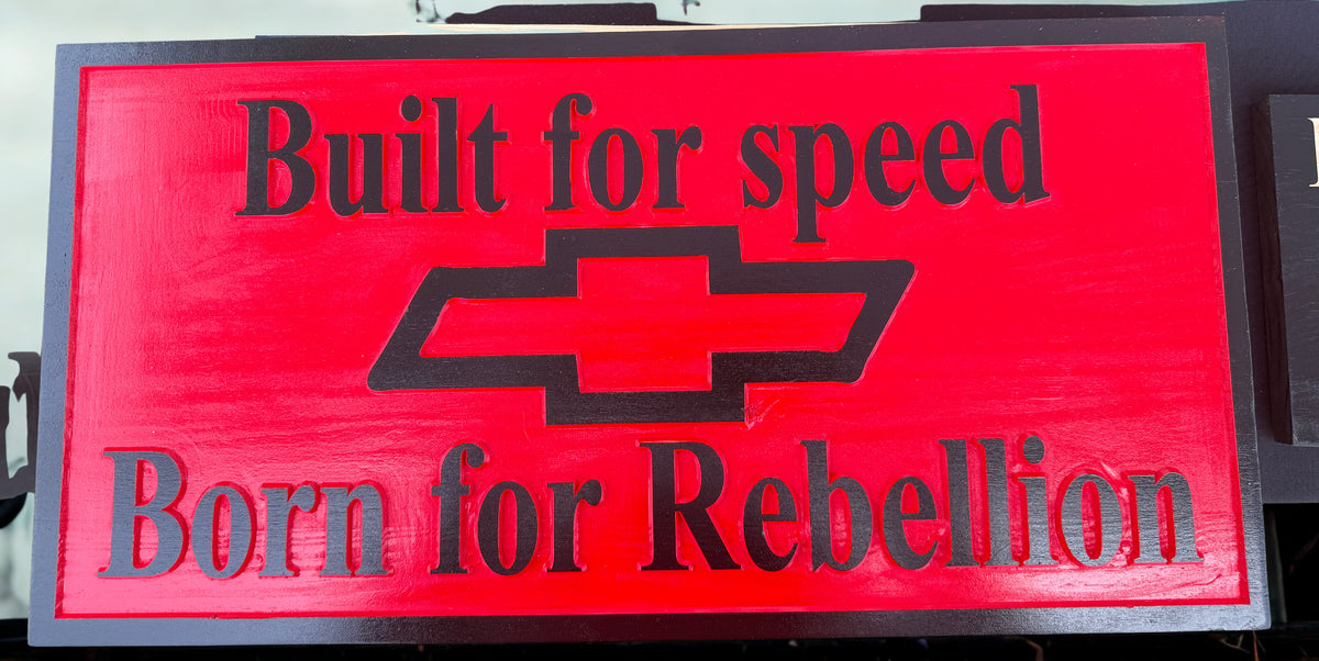 Chevrolet Wooden Sign
