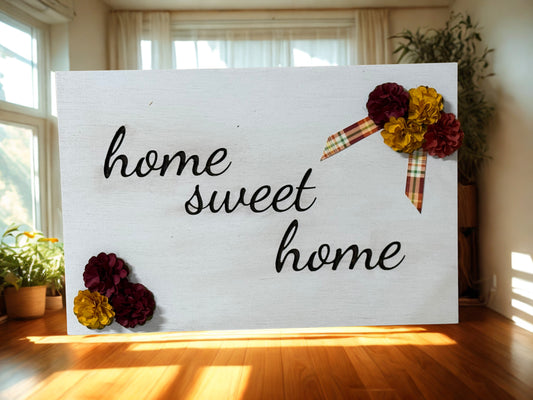 12" x 12'" wooden paint and stained sign