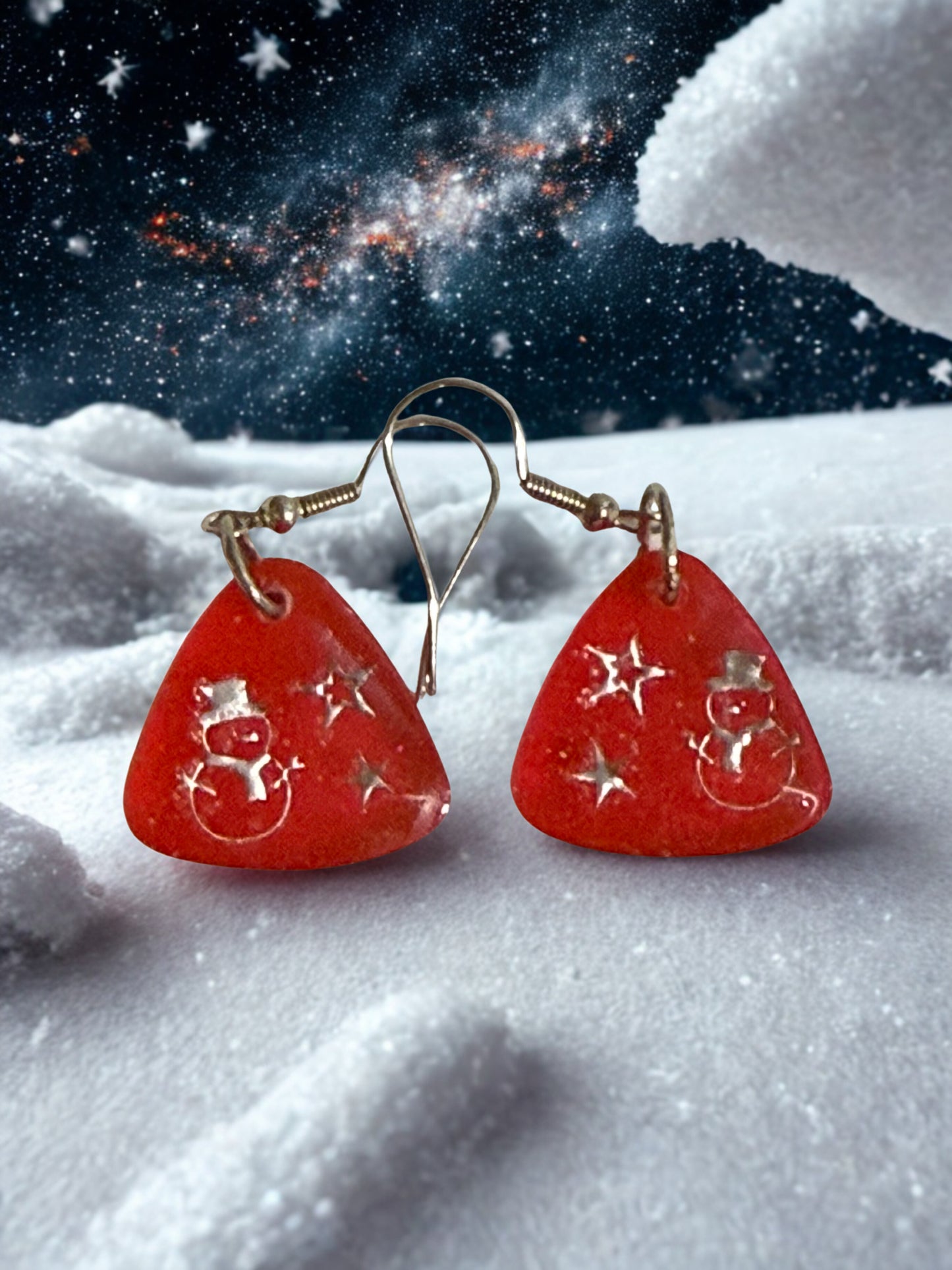 Earrings - Snowmen