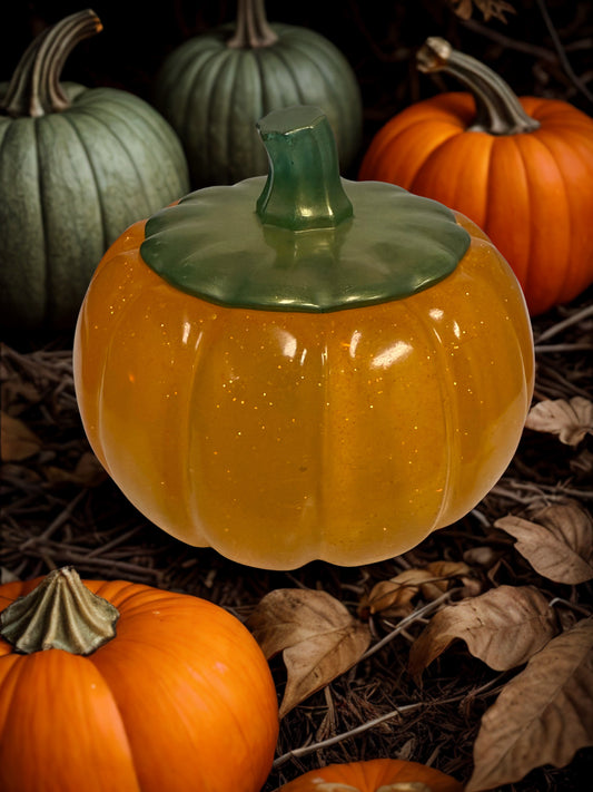 Pumpkin - Orange with green lid
