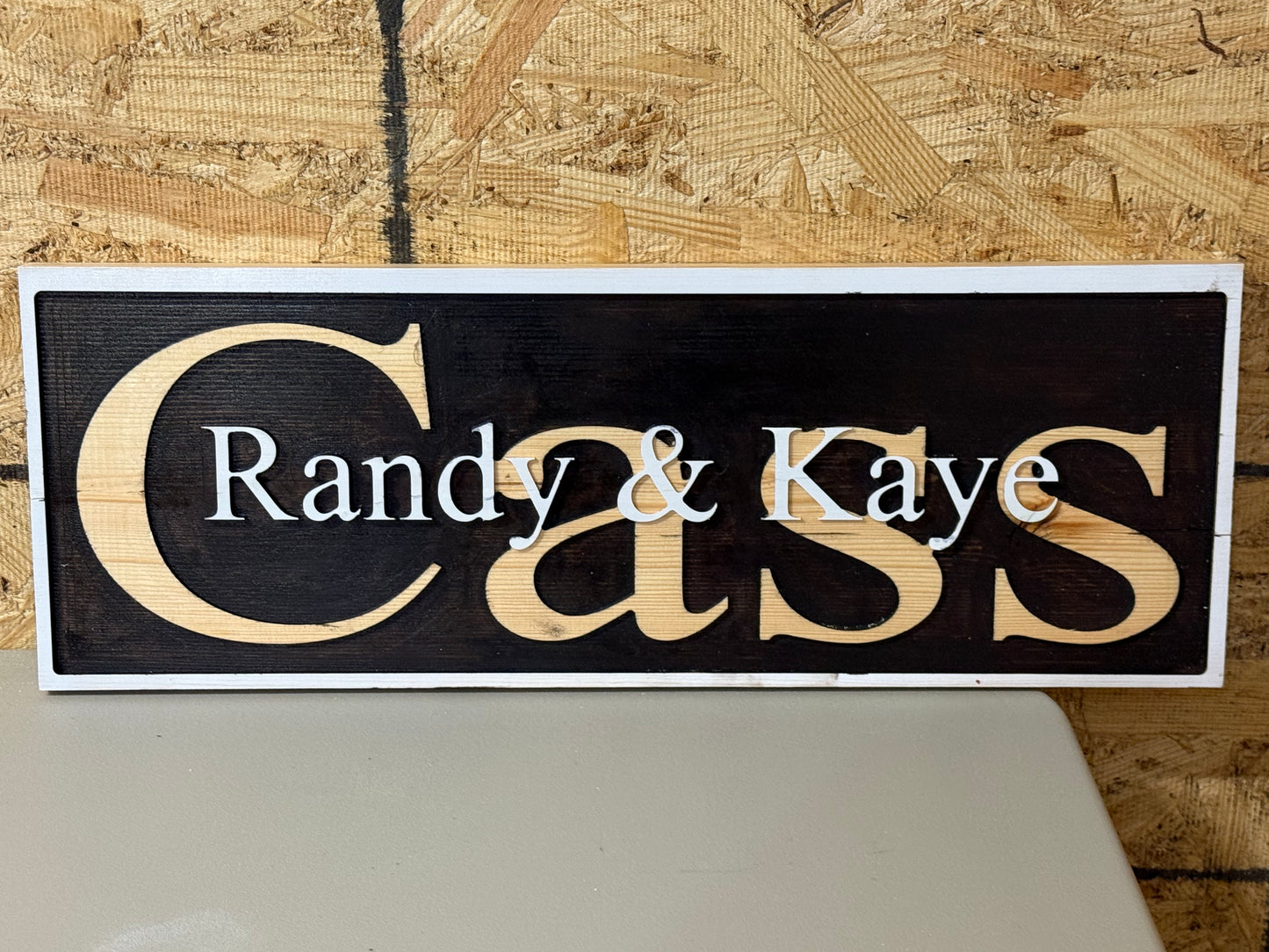 Custom made couples sign *email for custom made order.*