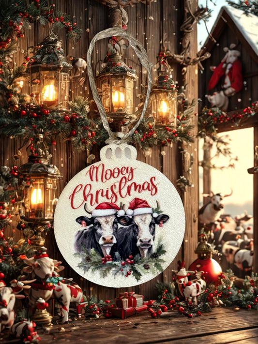 Christmas Ornament - Cows