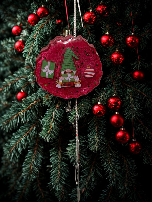 Badge Reel - Christmas Gnome