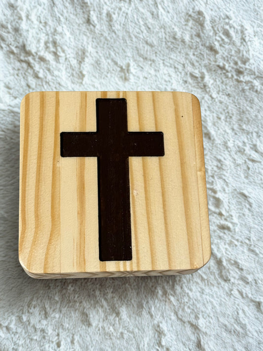 Christian Cross 5x5 box