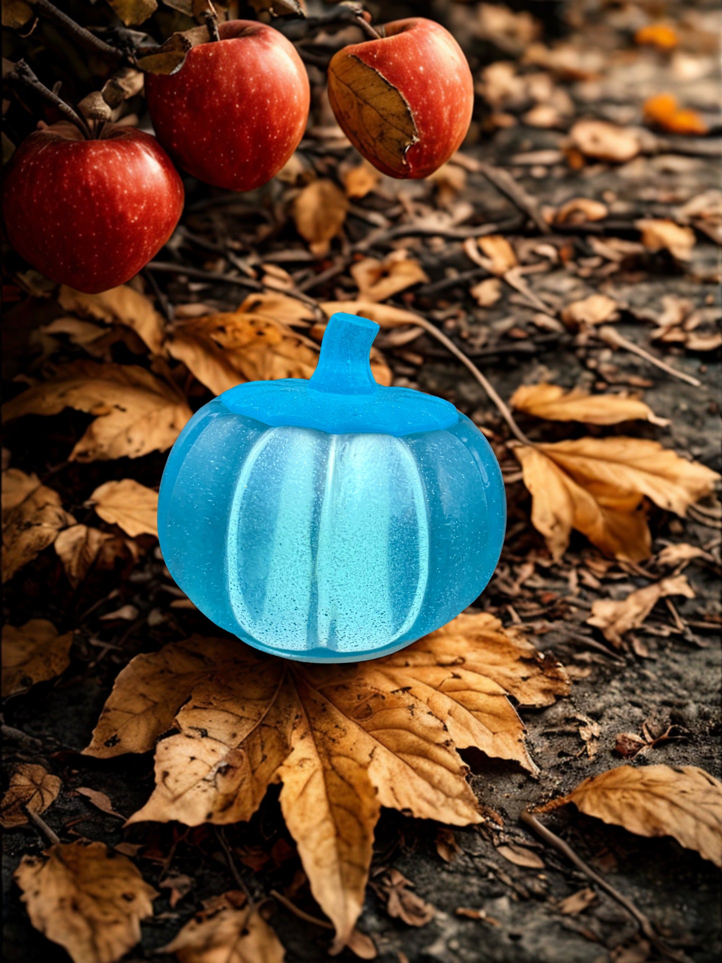 Pumpkin - Light Teal
