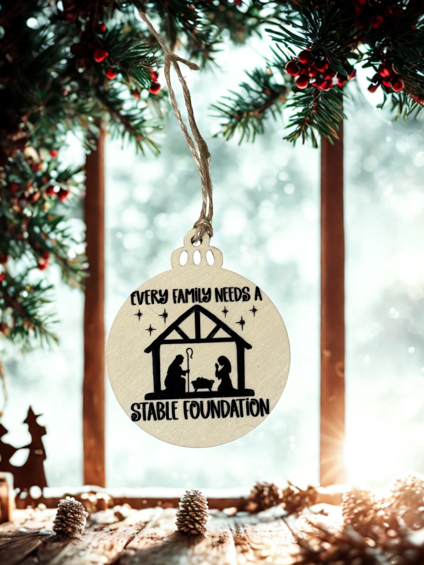 Christmas Ornament - Christian