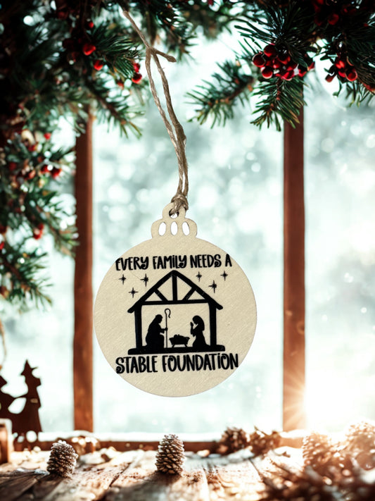 Christmas Ornament - Christian